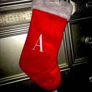 NEW LETTER A CHRISTMAS STOCKING